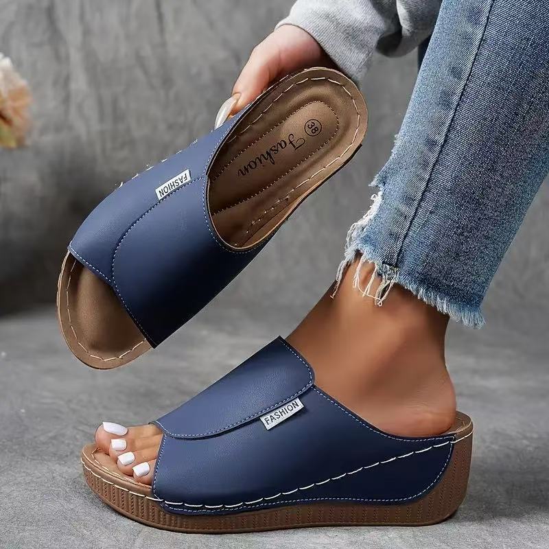 Francesca | Women’s Wedge Slide Summer Sandals