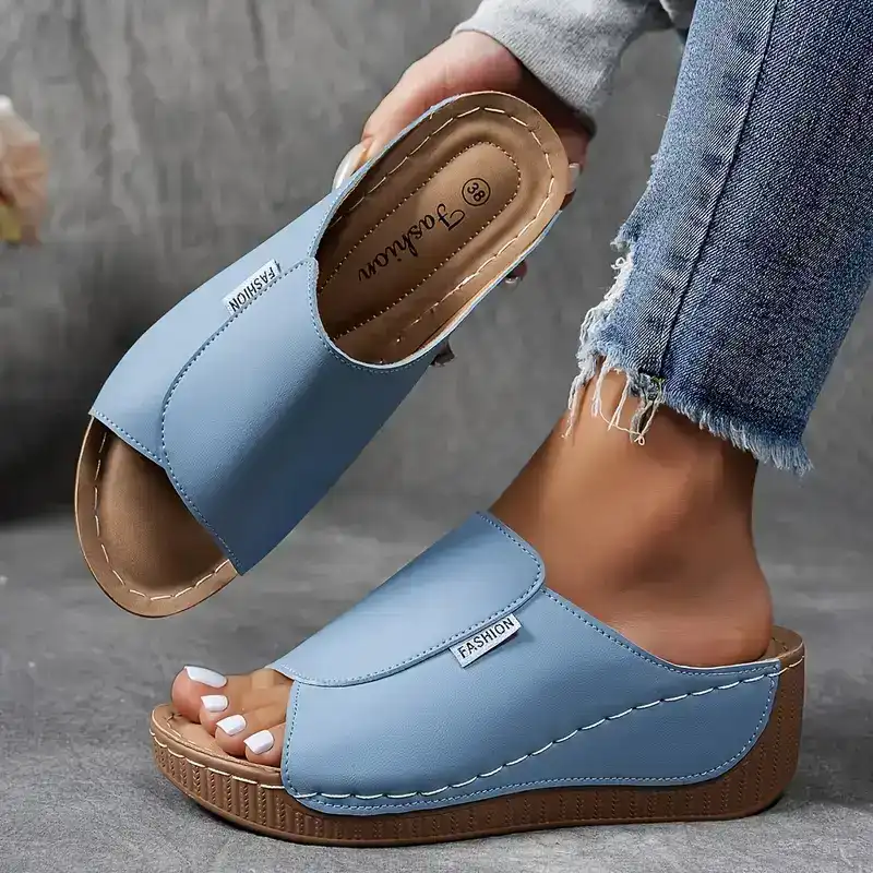 Francesca | Women’s Wedge Slide Summer Sandals