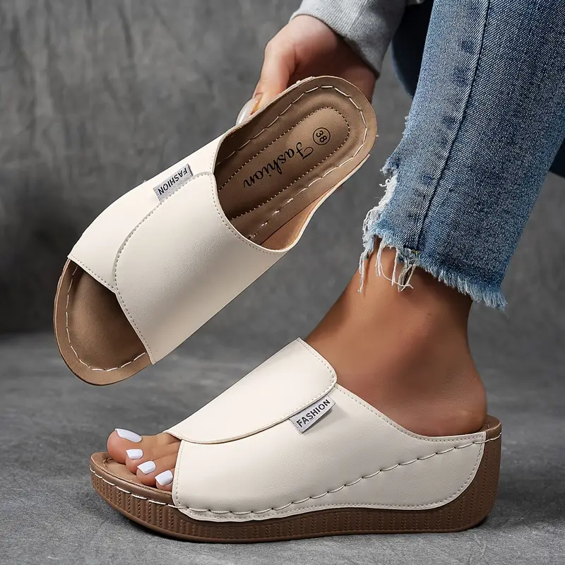 Francesca | Women’s Wedge Slide Summer Sandals