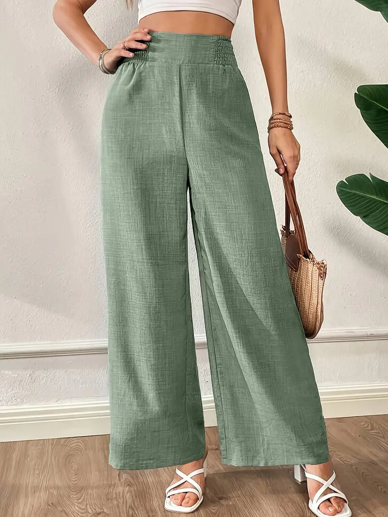 Elsie | Women's Smocked Paisley Pants