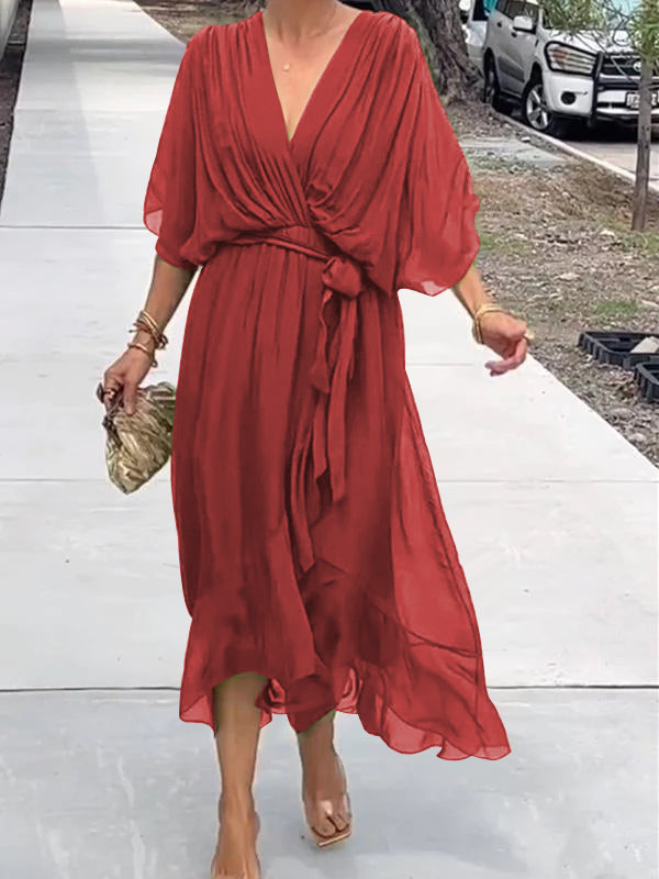 Tyla | Women’s Pleated Midi Dress
