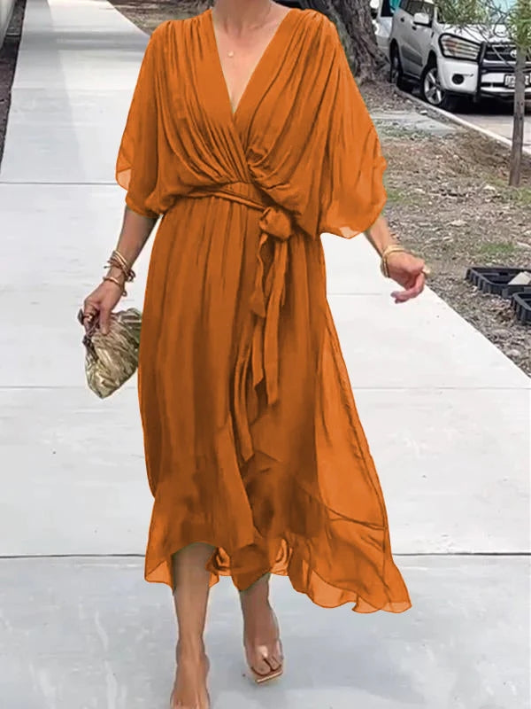Tyla | Women’s Pleated Midi Dress