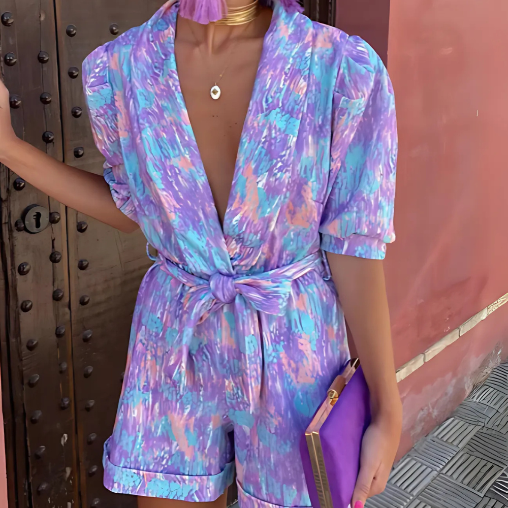 Heidi | Women’s Satin-Finish Summer Jumsuit