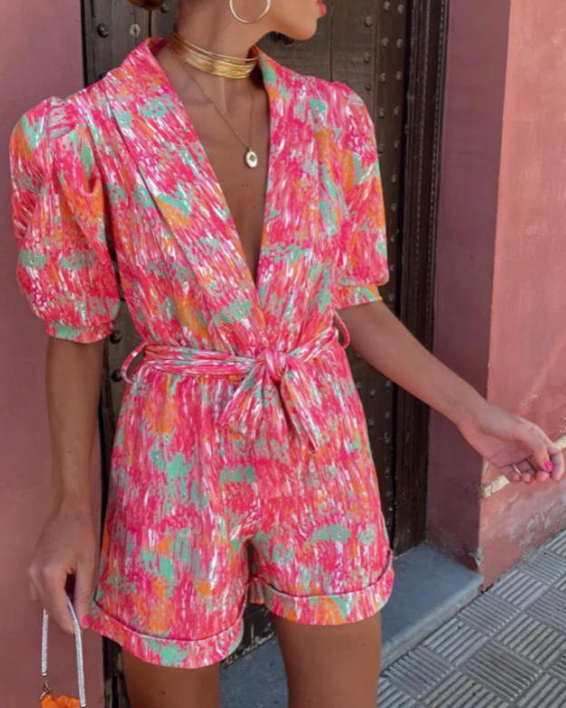 Heidi | Women’s Satin-Finish Summer Jumsuit