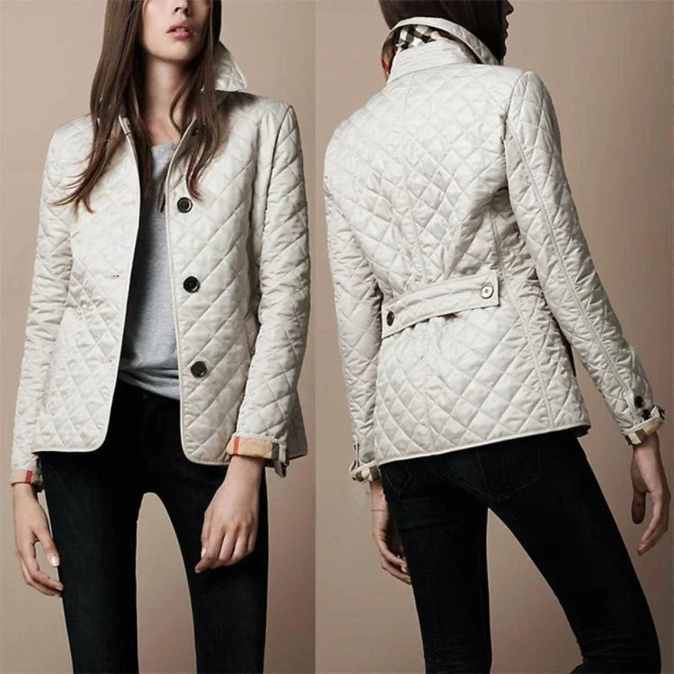 Lightweight Quilted Jacket - White