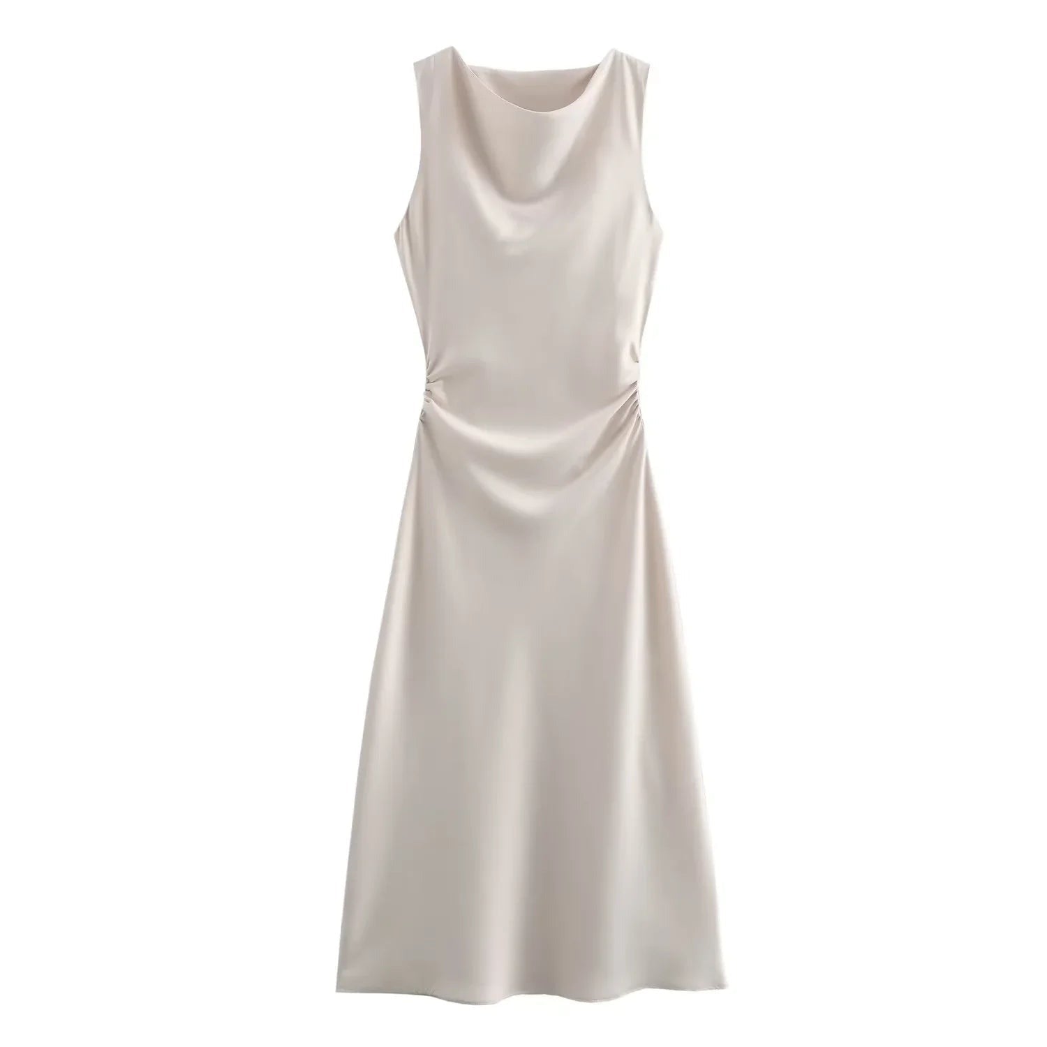 Midi Dress - Beige