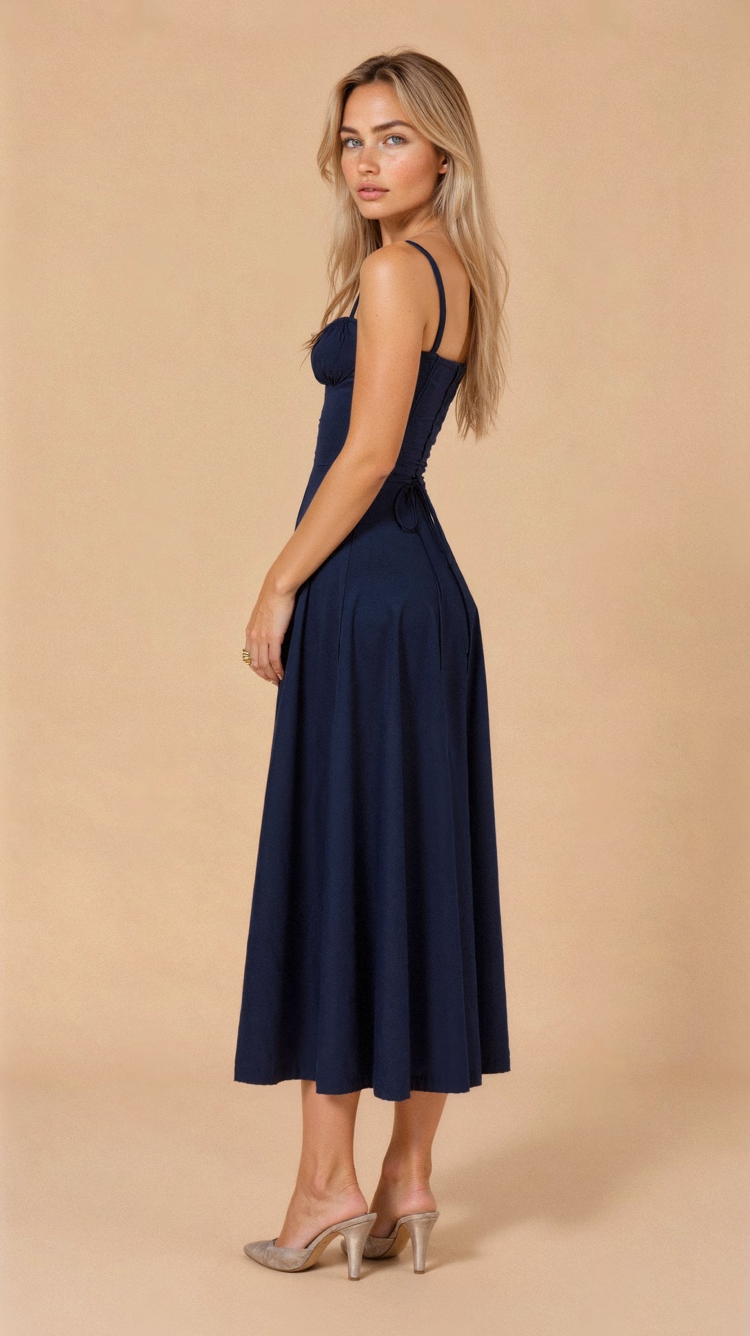 Lily | Women’s Bustier Midi Dress
