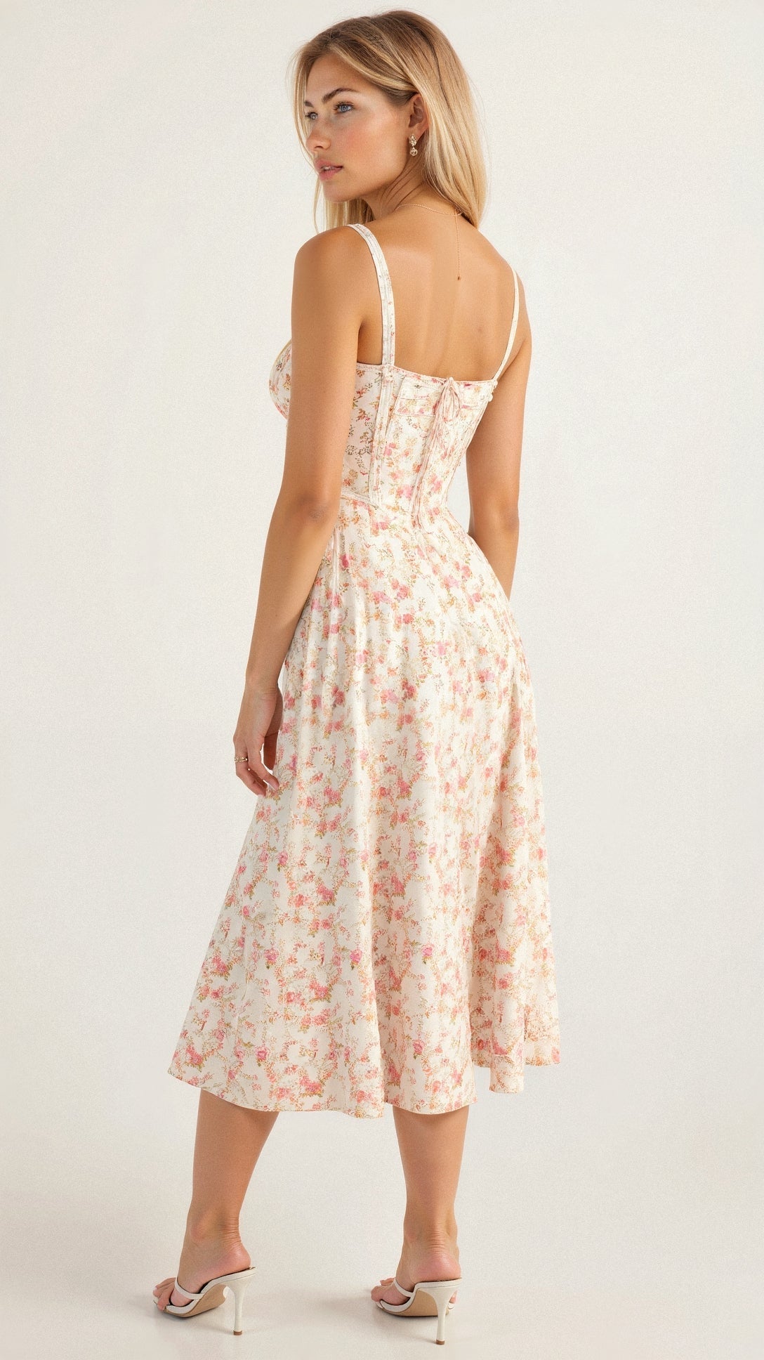 Lily | Women’s Bustier Midi Dress