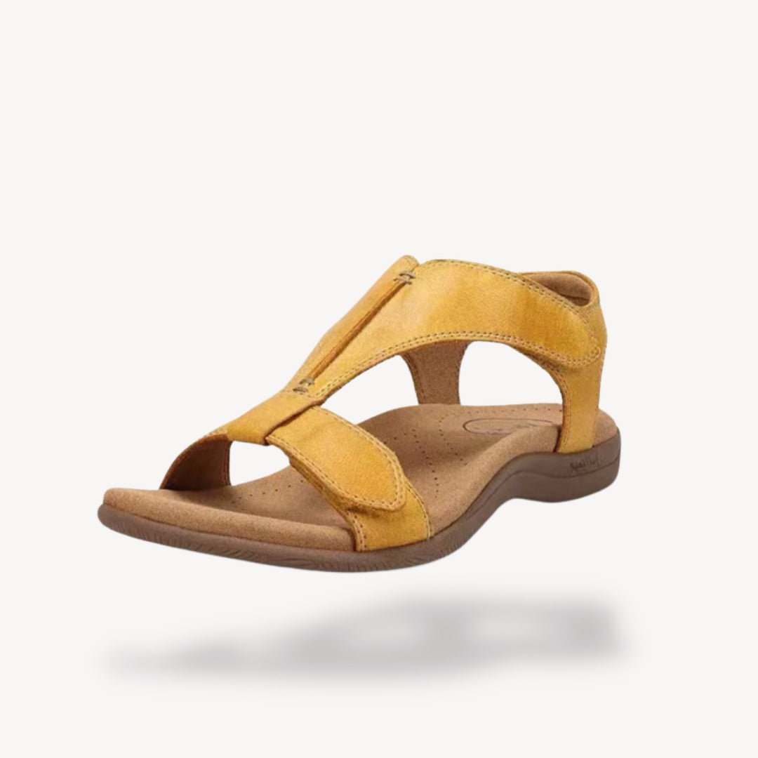 Orthopedic Arch Support Sandals - Yellow