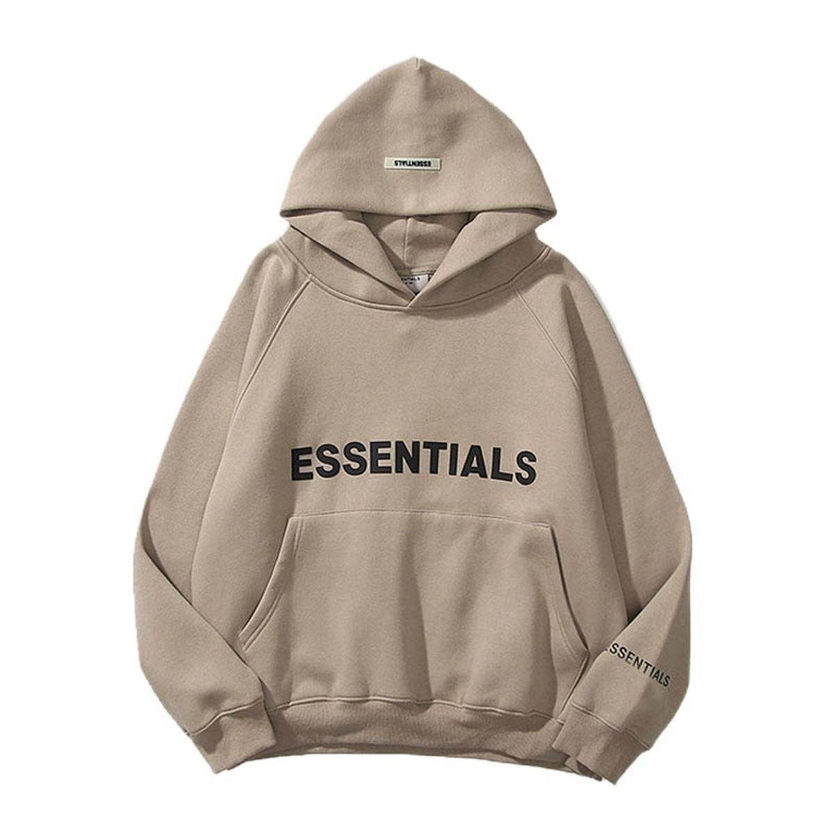 Oversized Pullover Hoodie - Khaki