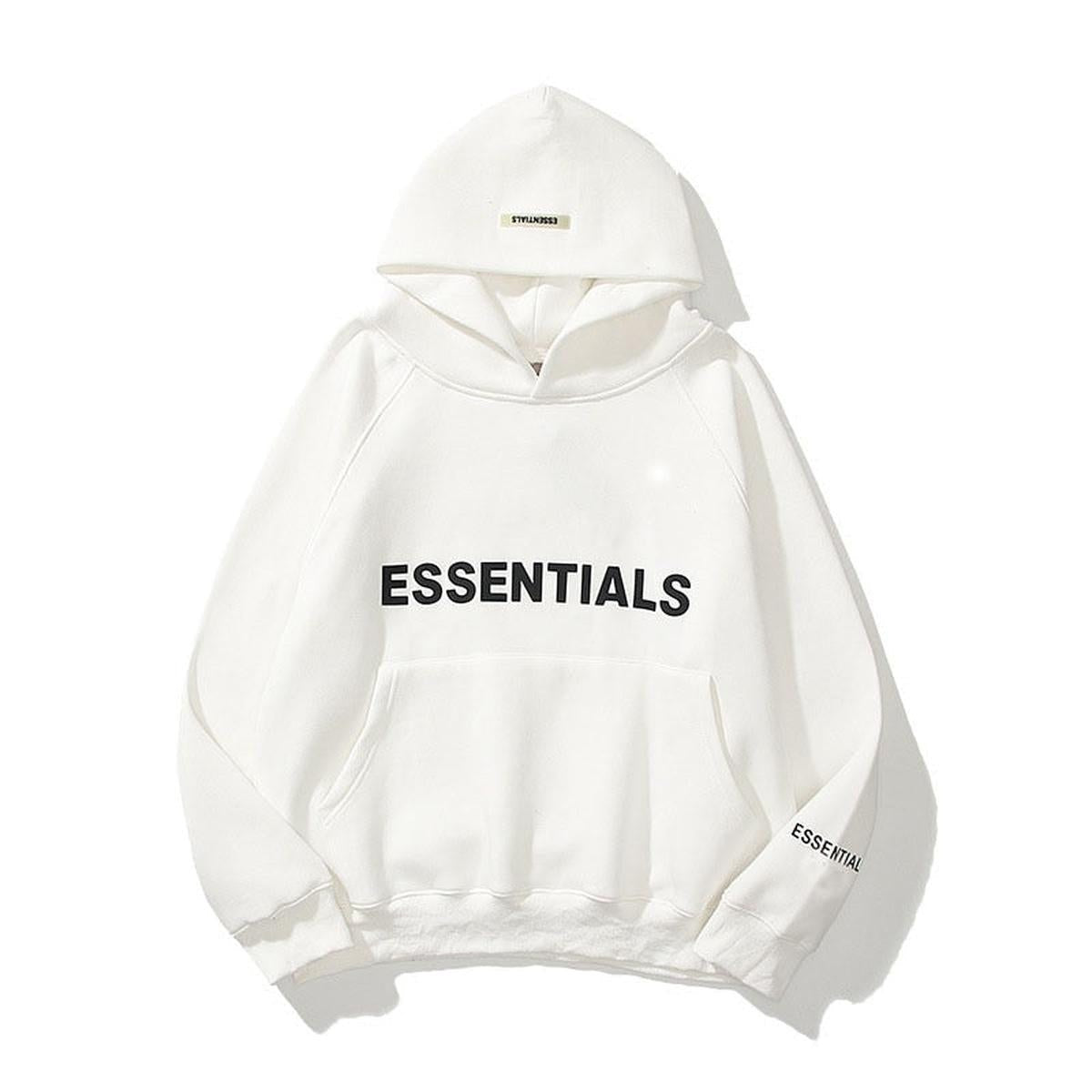Oversized Pullover Hoodie - White