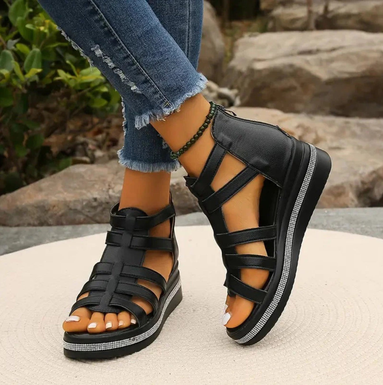 Platform Wedge Sandals