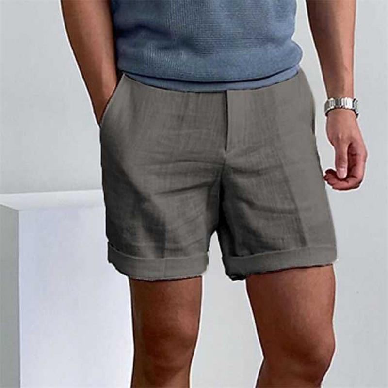 Emeric | Men's Linen Short Sleeve Shorts