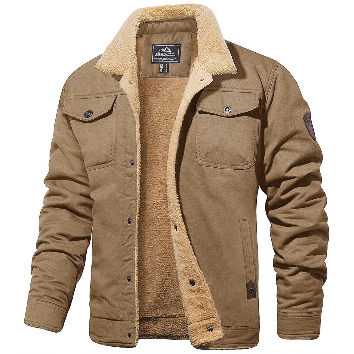 Sherpa Work Jacket - Khaki