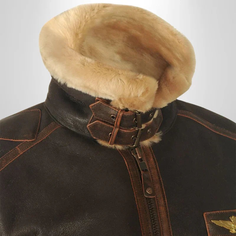 Vintage Aviator Bomber Jacket