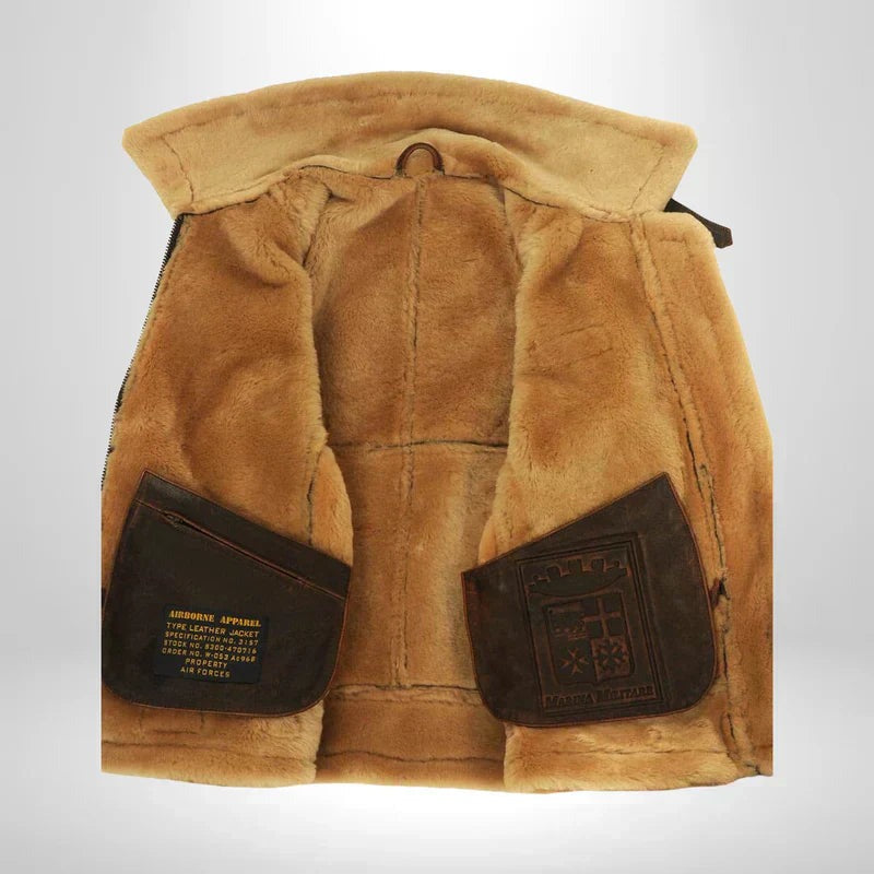 Vintage Aviator Bomber Jacket
