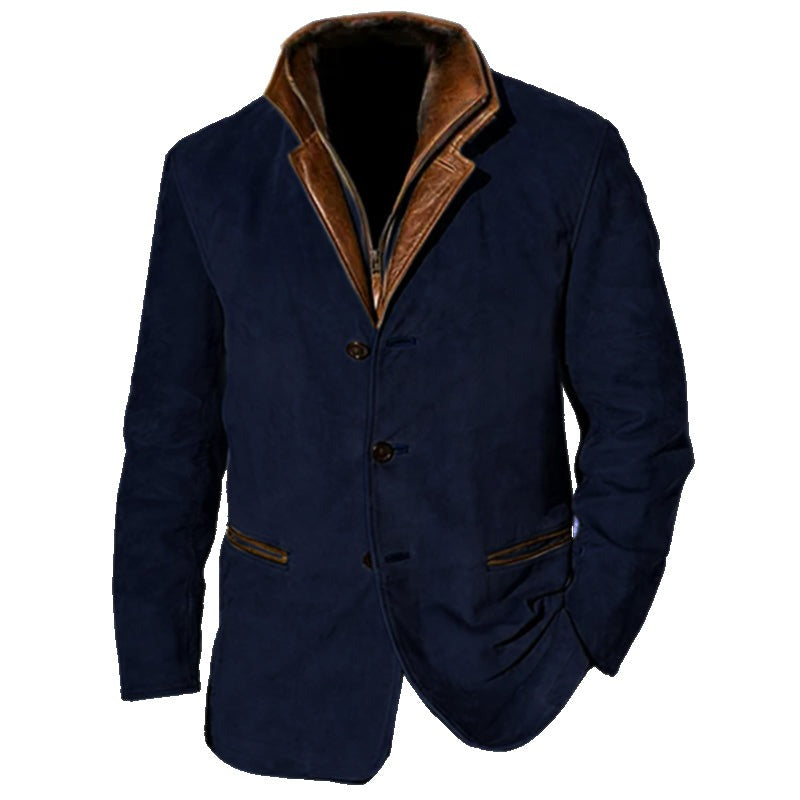 Vintage Blazer Jacket - Navy